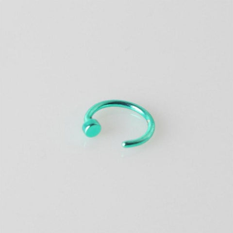 10PCS Fake Nose Ring Septum Ring Hoop Cartilage Tragus Helix Small Thin Piercing