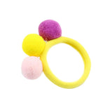 Cute kids 3 Balls Elastics Hair Holders Bands Gum Fashion Candy Rubber Bands Headwear