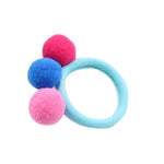 Cute kids 3 Balls Elastics Hair Holders Bands Gum Fashion Candy Rubber Bands Headwear