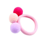 Cute kids 3 Balls Elastics Hair Holders Bands Gum Fashion Candy Rubber Bands Headwear